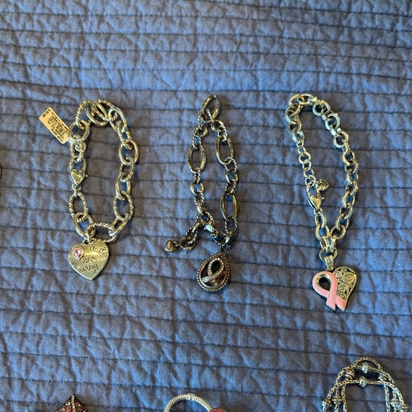 Brighton Silver and Pink Charm Bracelets - Picture 8 of 9